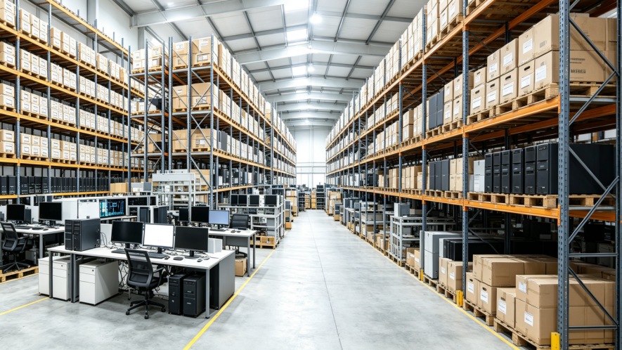 Almacén de New Life Computers en México